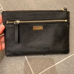Kate Spade Black Wristlet